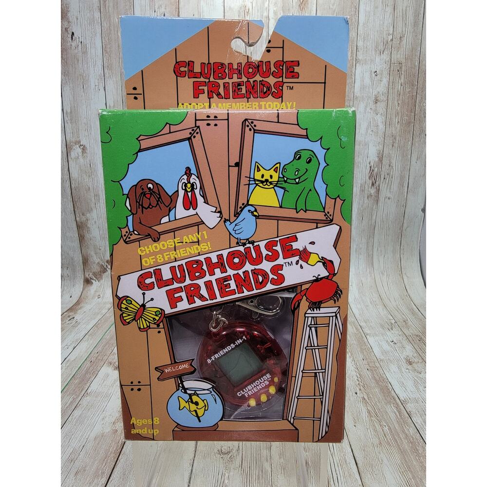 Tamagotchi Clubhouse Friends Virtual Keychain Game - Choose Any 1 Of 8 Friends